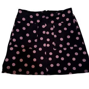 EUC Maeve Anthropologie Women's M Polka Dot Mini Skirt